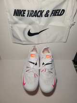 Nike Zoom Pole Vault Elite 3 Track Spikes White Orange AA1204-101 Men's Size 13 - Image 2