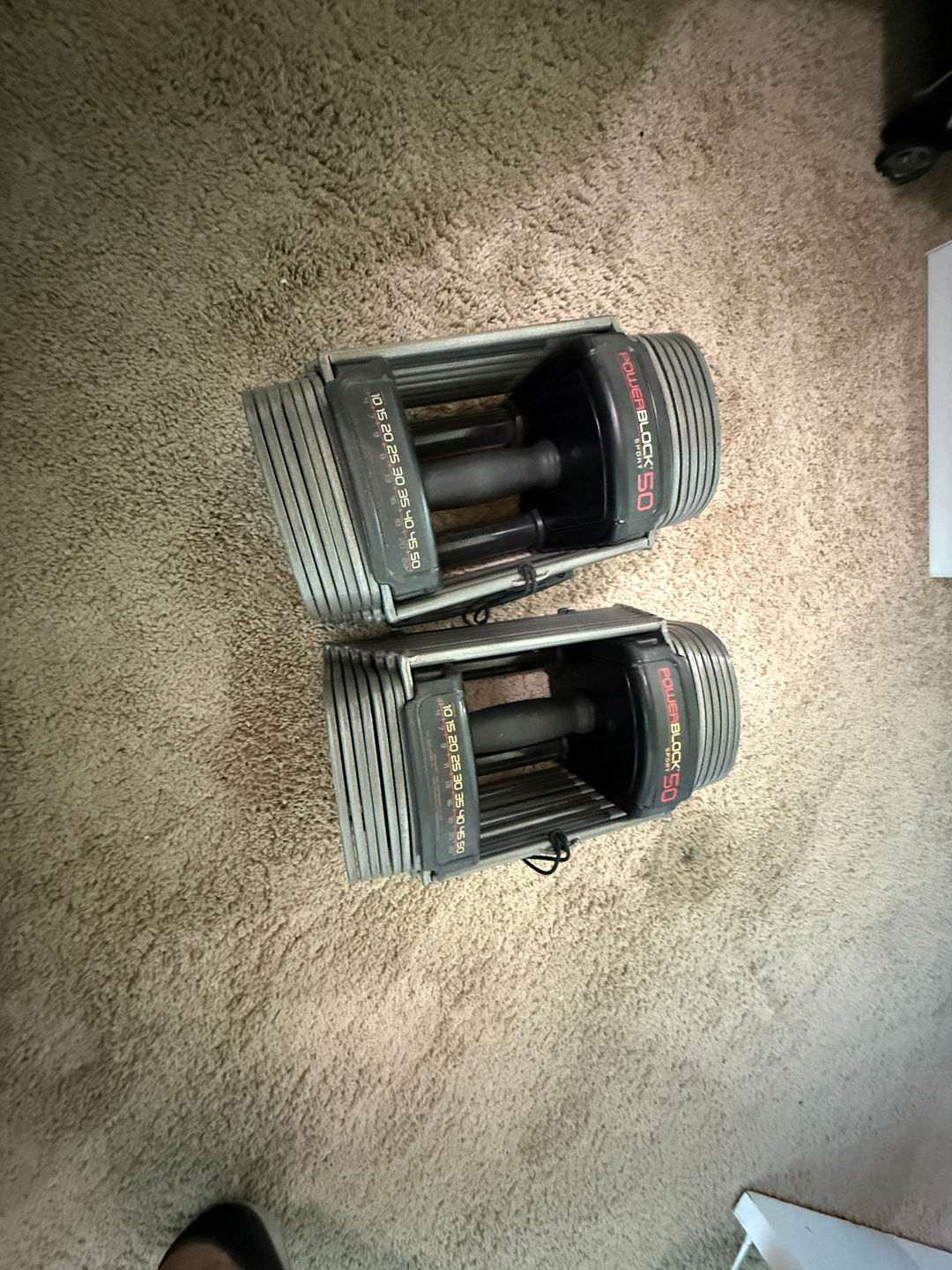 PowerBlock 50 Adjustable Dumbbells