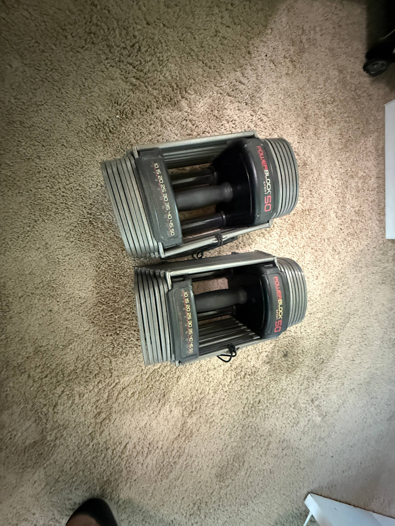 PowerBlock 50 Adjustable Dumbbells