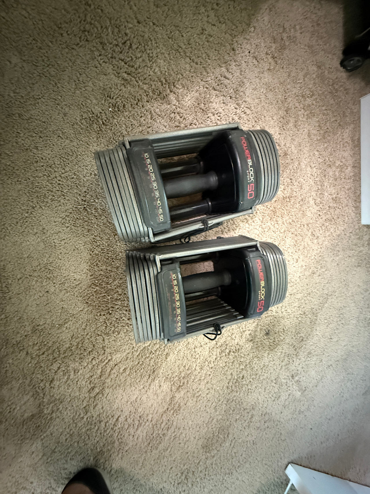 PowerBlock 50 Adjustable Dumbbells