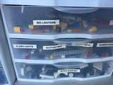 LEGO Bricks Assorted Colors Types Styles With Plastic Storage - Image 5