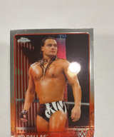 2014 Topps Chrome WWE Bo Dallas Orange Refractor #100 /99 - Image 1