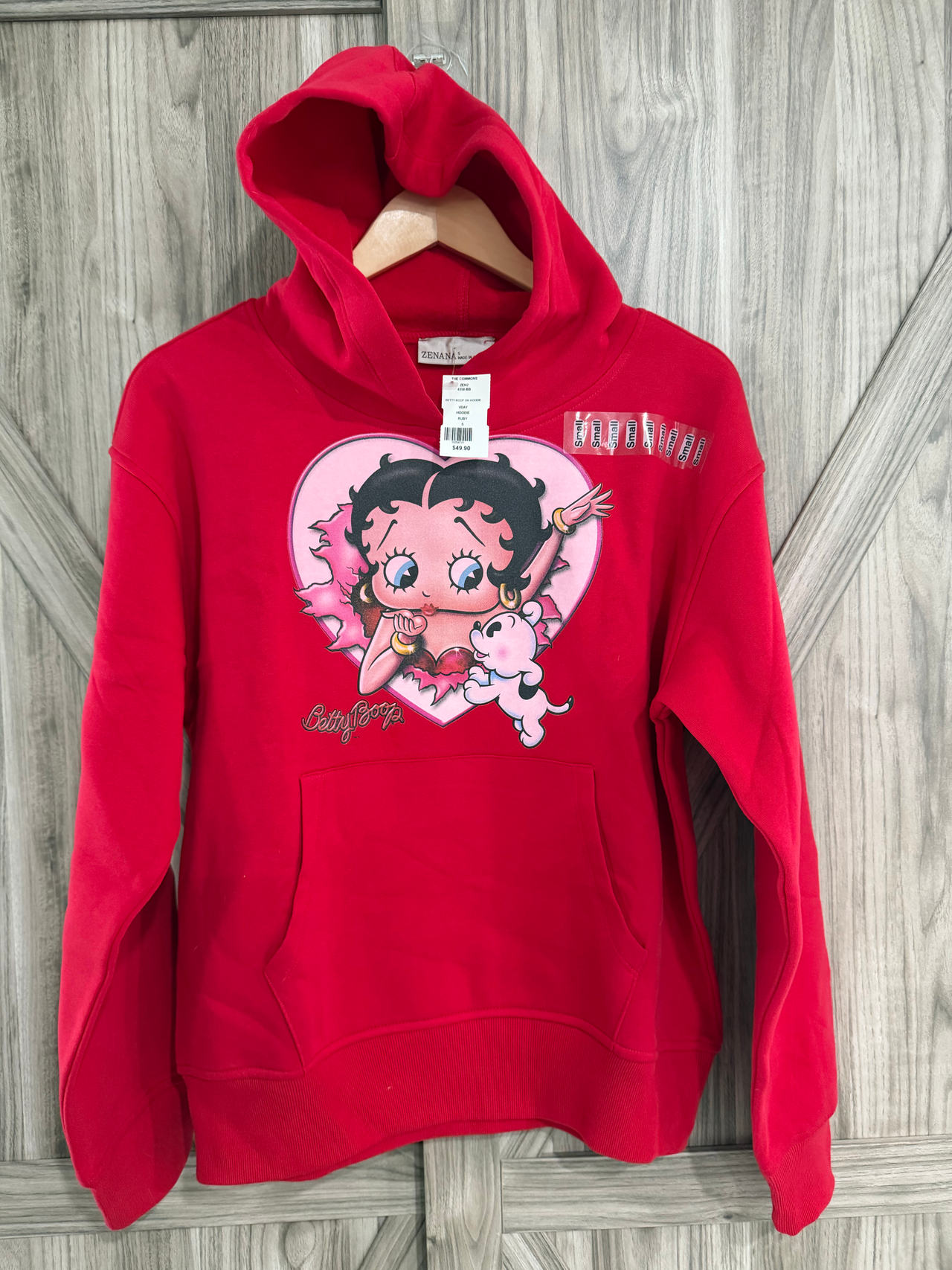 Zenana Betty Boop Graphic Hoodie