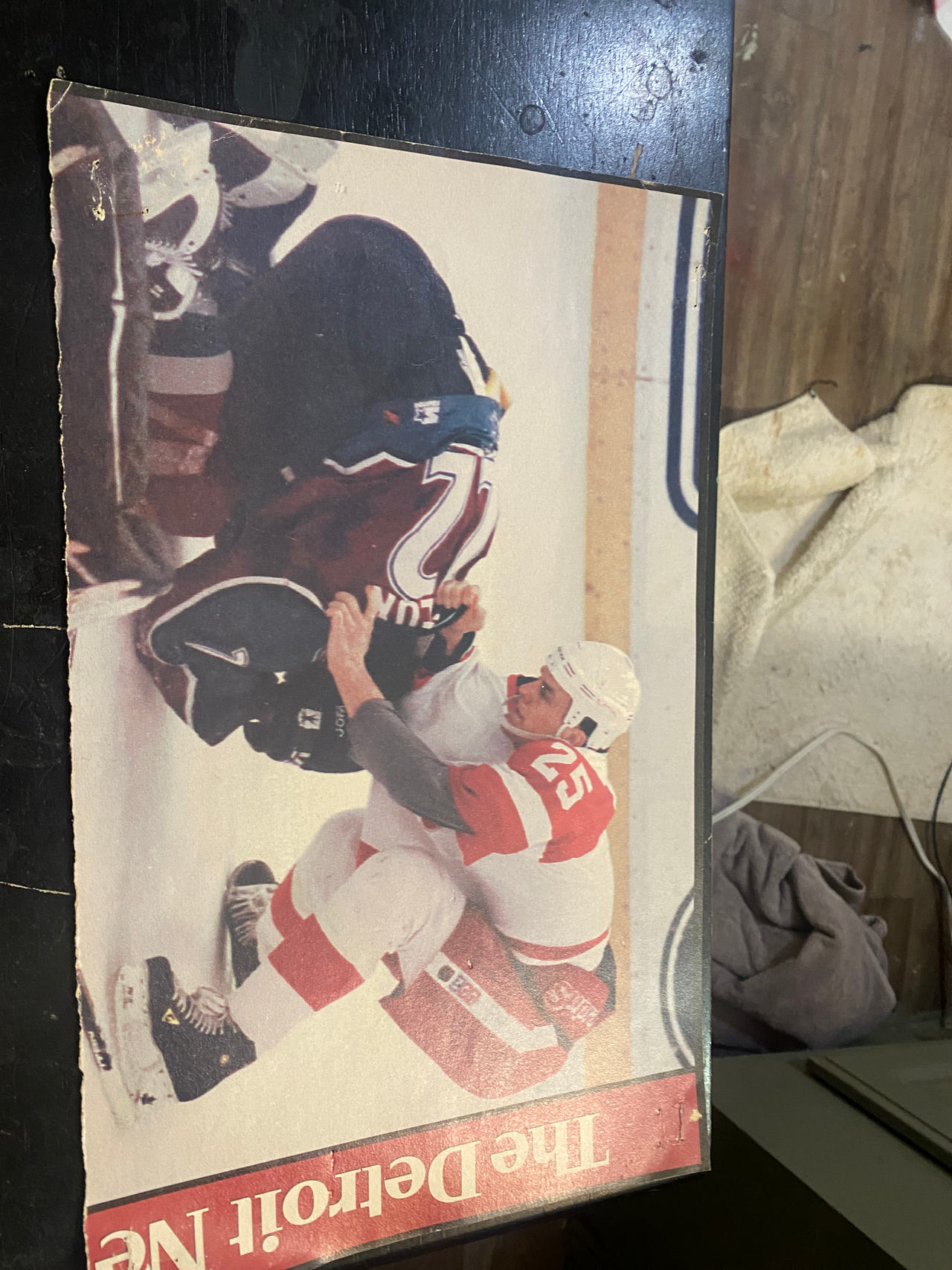 Detroit News Red Wings vs Avalanche Rivalry Photo Print