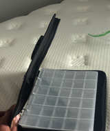 Zippered Coin Collection Binder with Combination Lock - Image 1