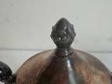 Vintage Silver Plated Footed Sugar Bowl with Lid - Image 3