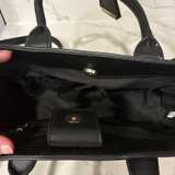 New York & Company Black Saffiano Tote Bag - Image 4