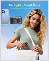 4K Digital Vlogging Camera with 180° Flip Screen - Image 3