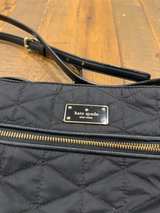 Kate Spade Black Quilted Crossbody Bag Purse - Image 5
