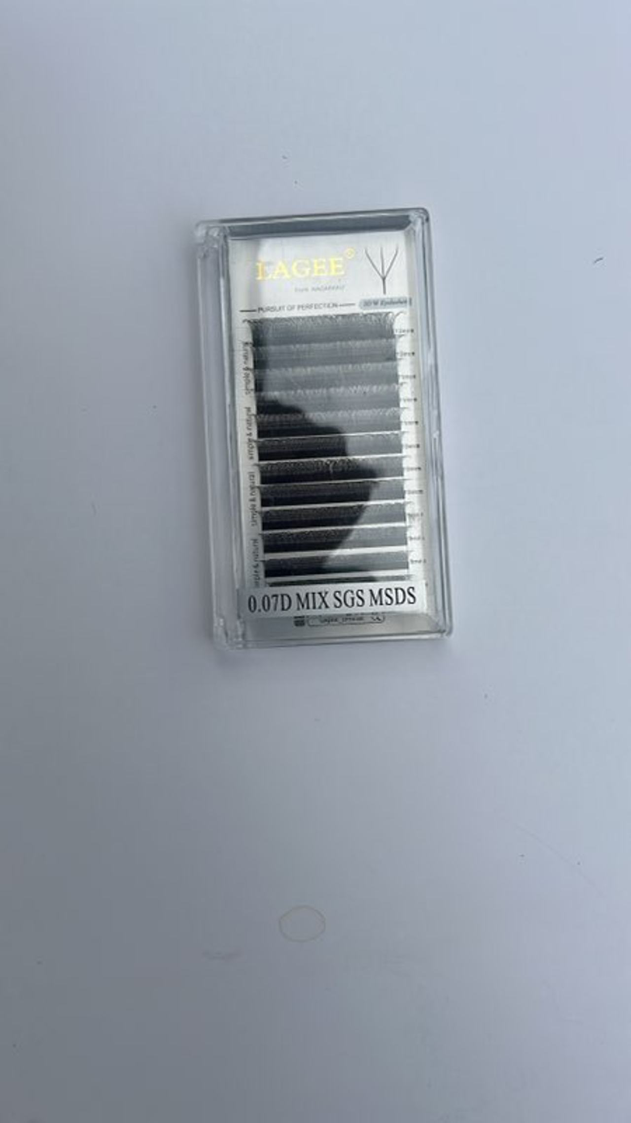 Lagee YY Eyelash Extensions 0.07D Mix Tray