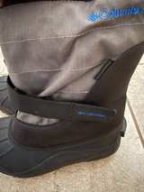 Columbia Powderbug Plus II Kids Snow Boots Black/Gray - Image 1