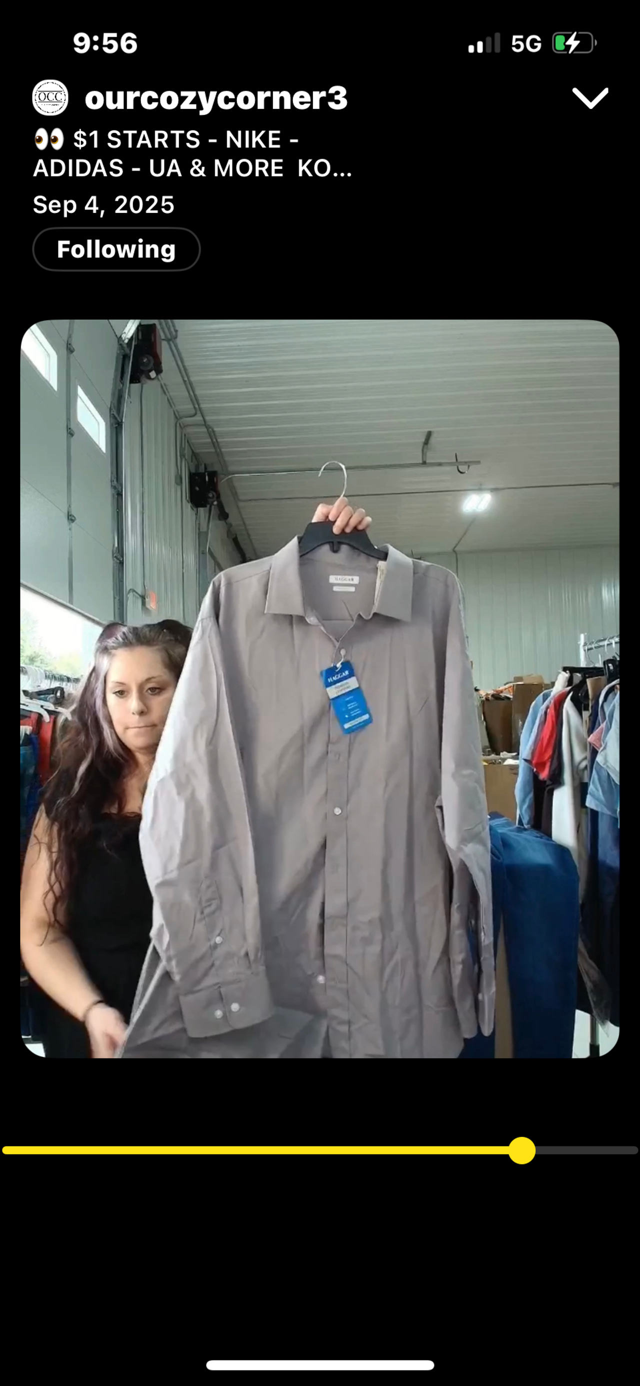 Hagar Men's Dress Shirt