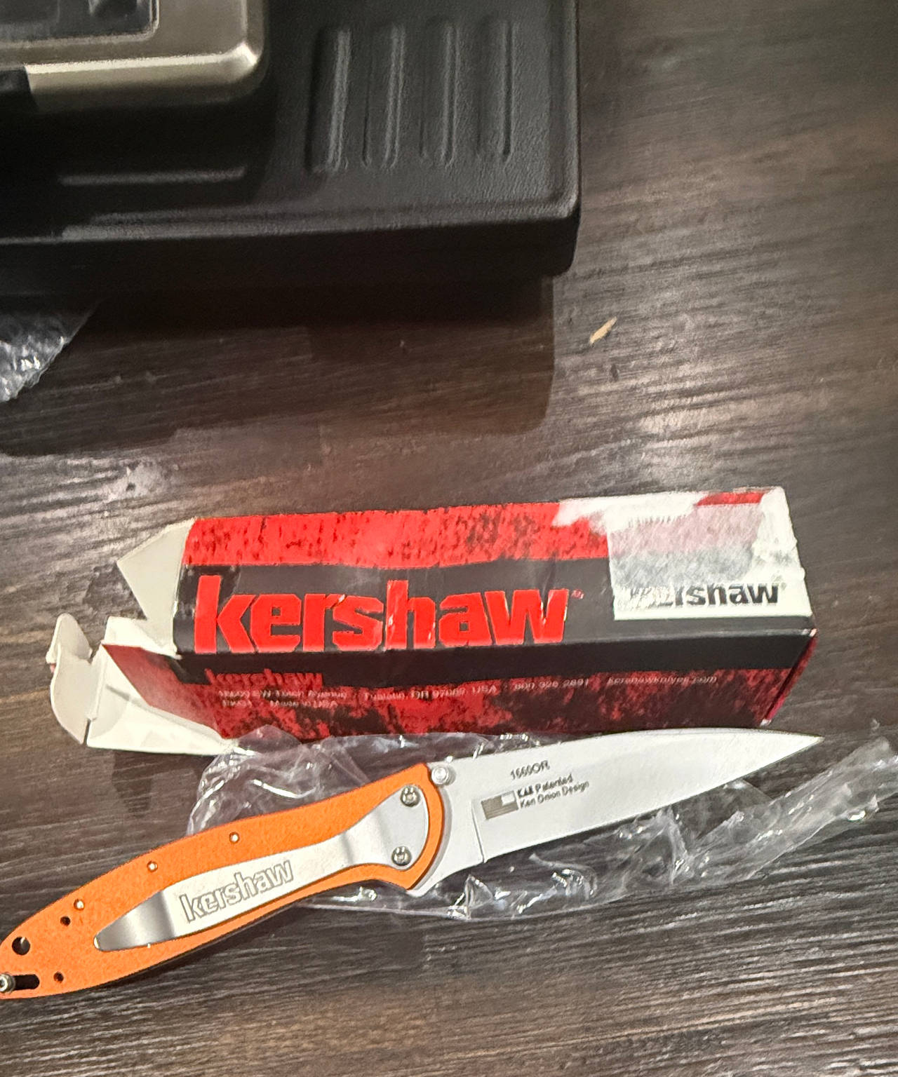 Kershaw Leek Orange Folding Pocket Knife 1660OR