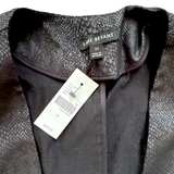 Lane Bryant Jacket Women's Size 22 Black Faux Snakeskin Blazer New  - Image 3