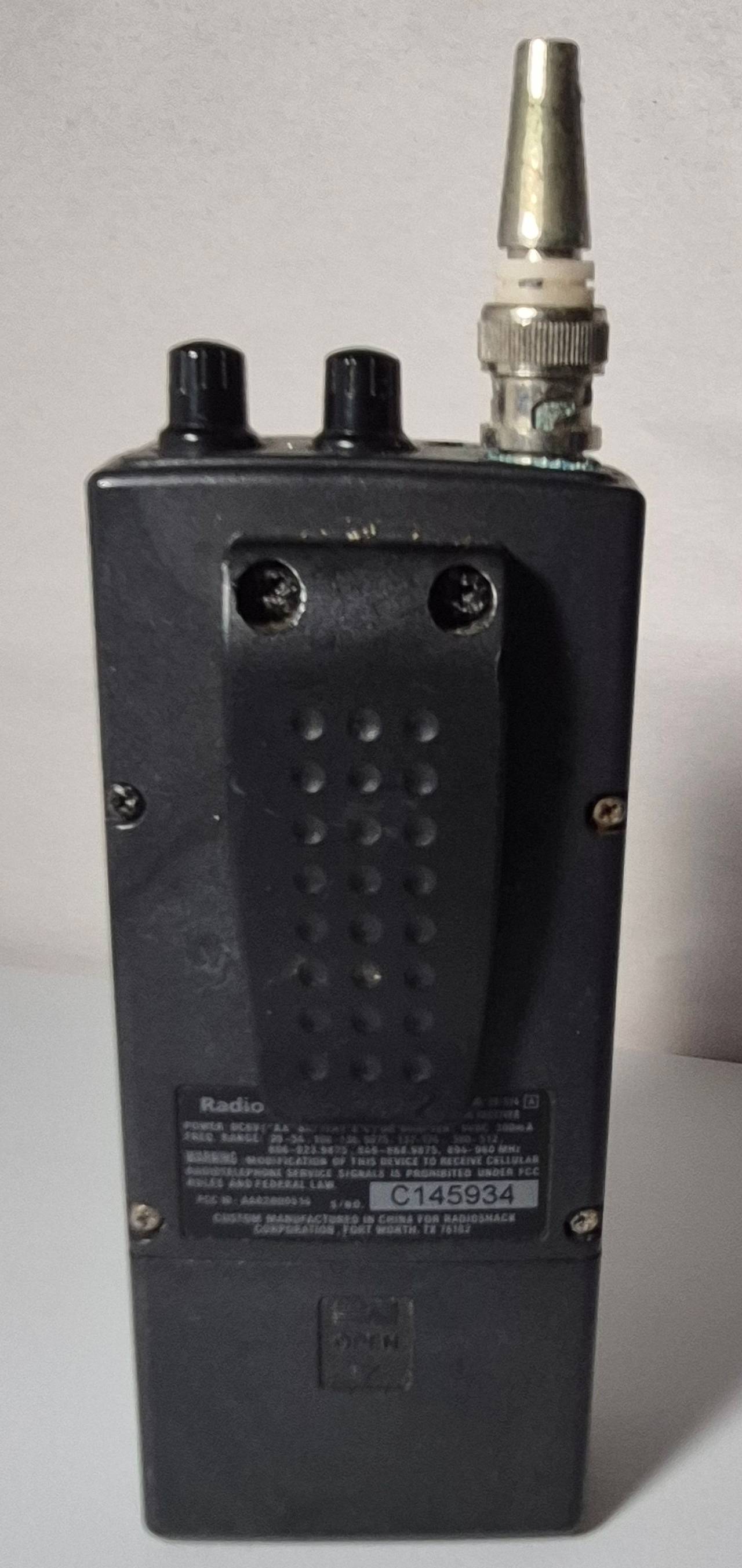 RadioShack PRO-89 200-Channel Handheld Race Scanner