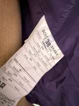 Dolce & Gabbana Purple Wool Coat - Image 2