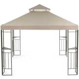 Garden Gazebo Replacement Canopy  10x10 Outdoor Oasis Sunshade Cover msrp $120 - Image 2