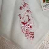 Vintage Fruit of the Loom Ladies Handkerchief Set (2 count), lace + embroidery - Image 8
