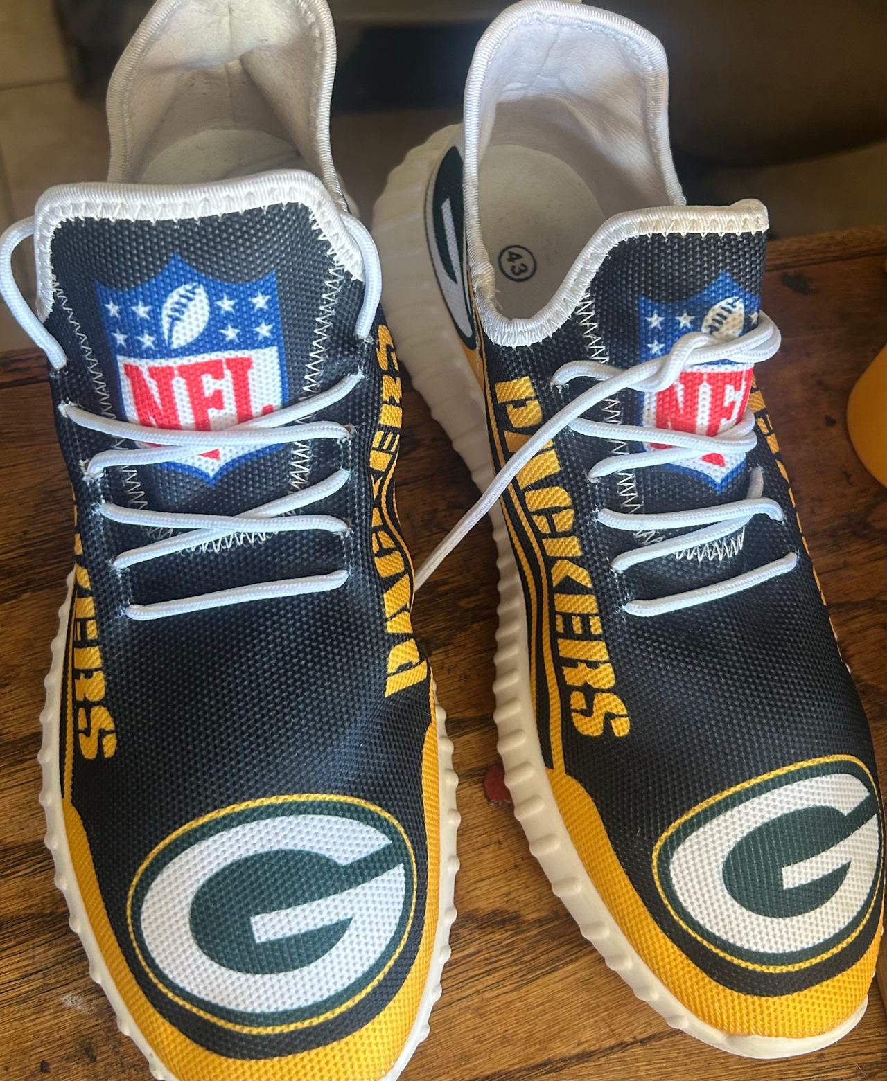 Green Bay Packers NFL Custom Sneakers