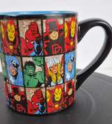 Marvel Comics Retro Grid Ceramic Coffee Mug - Image 2