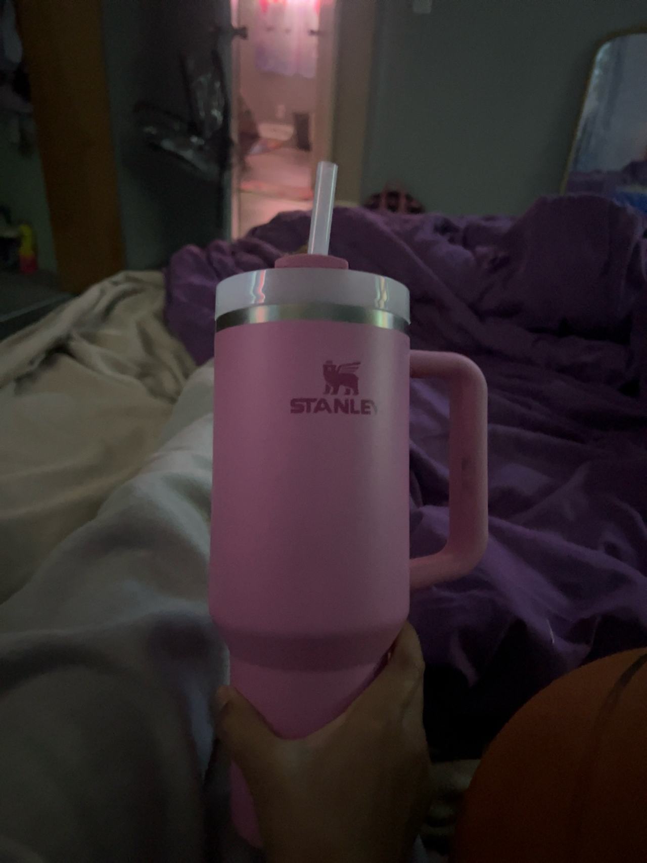 Stanley Quencher H2.0 Flowstate Tumbler 40 oz Pink Peony
