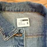 Sono Denim Collection Distressed Jean Jacket - Image 5
