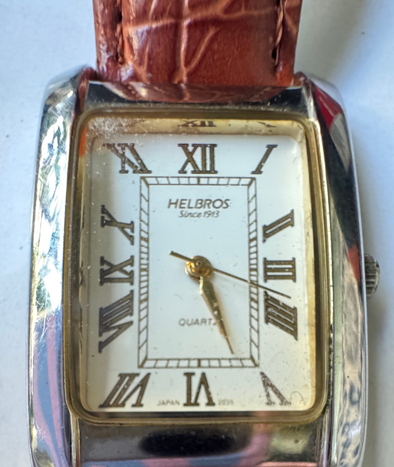 Helbros Vintage Rectangular Quartz Watch