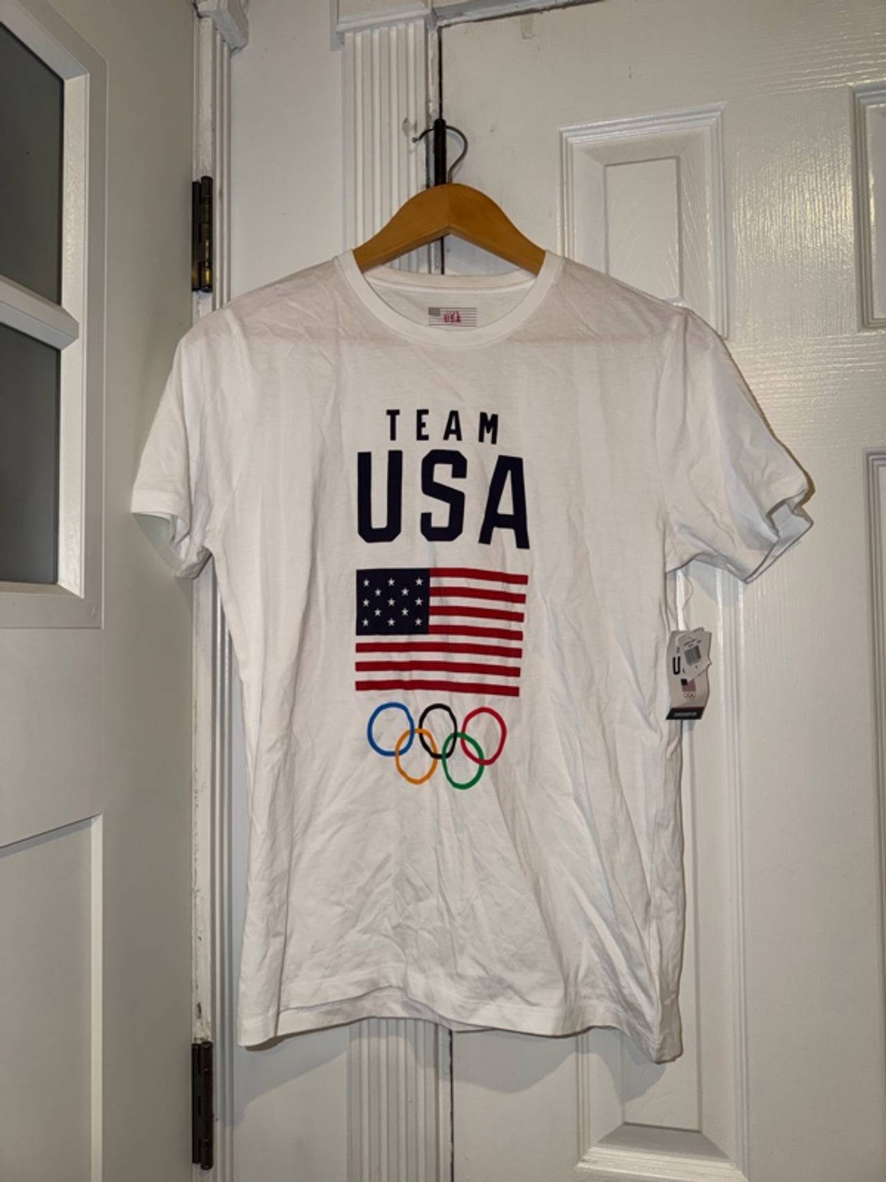 Olympic Team USA White T-Shirt Size Small 