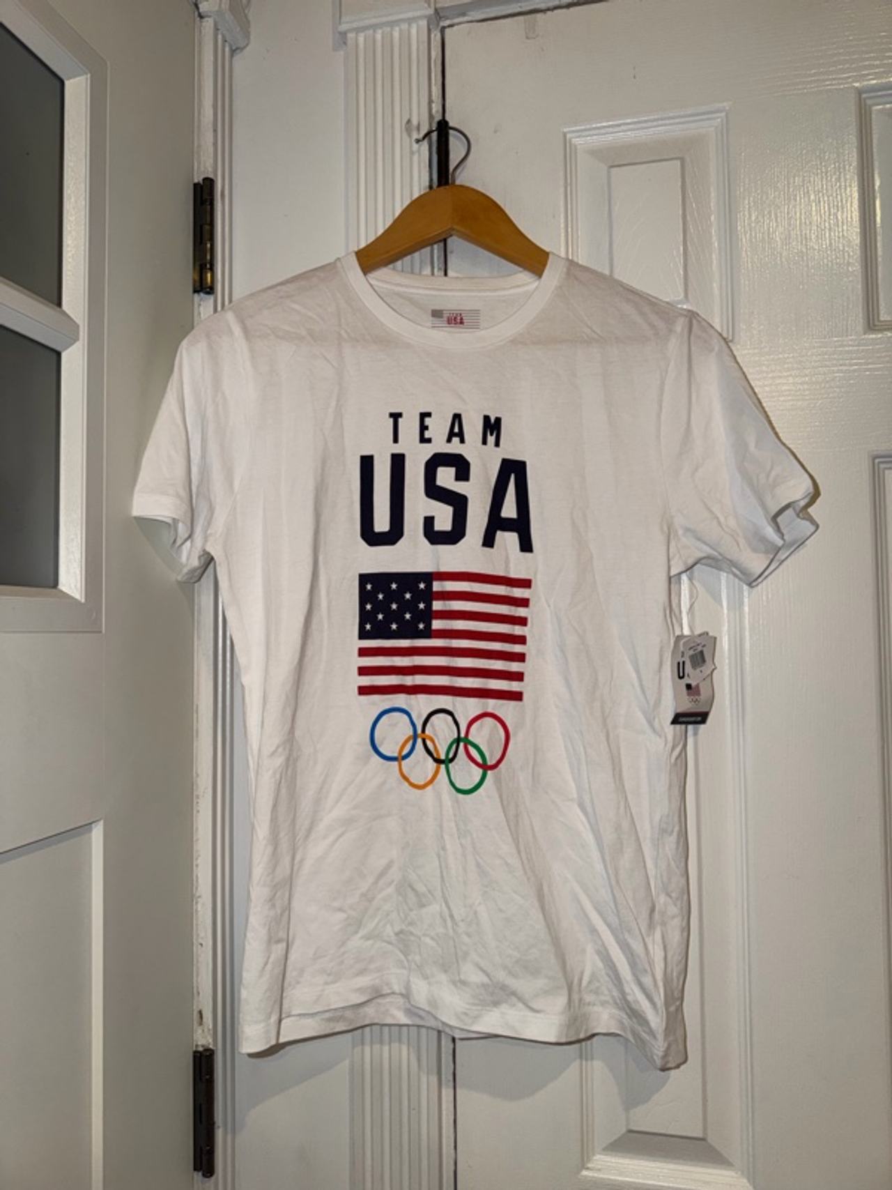 Olympic Team USA White T-Shirt Size Small 
