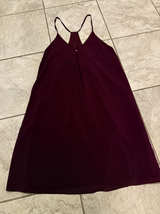 Alice + Olivia Burgundy Slip Dress - Image 1