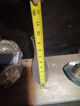 Vintage Textured Glass Bud Vase - Image 1