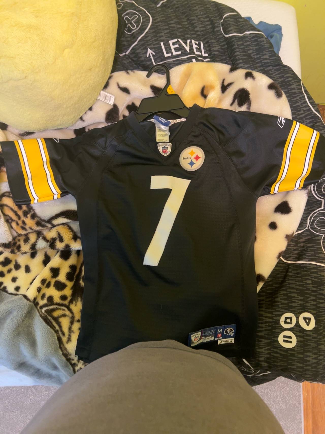 Reebok Ben Roethlisberger Pittsburgh Steelers Youth Jersey