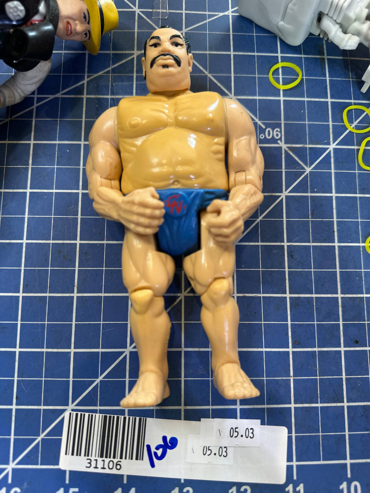 Chuck Norris Karate Commandos SUMO WRESTLER vtg action figure 106