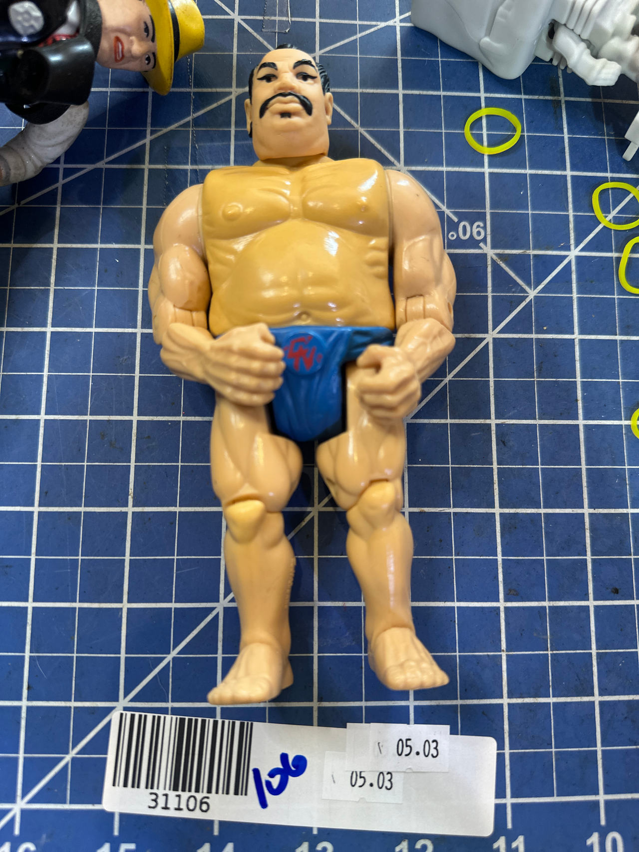 Chuck Norris Karate Commandos SUMO WRESTLER vtg action figure 106