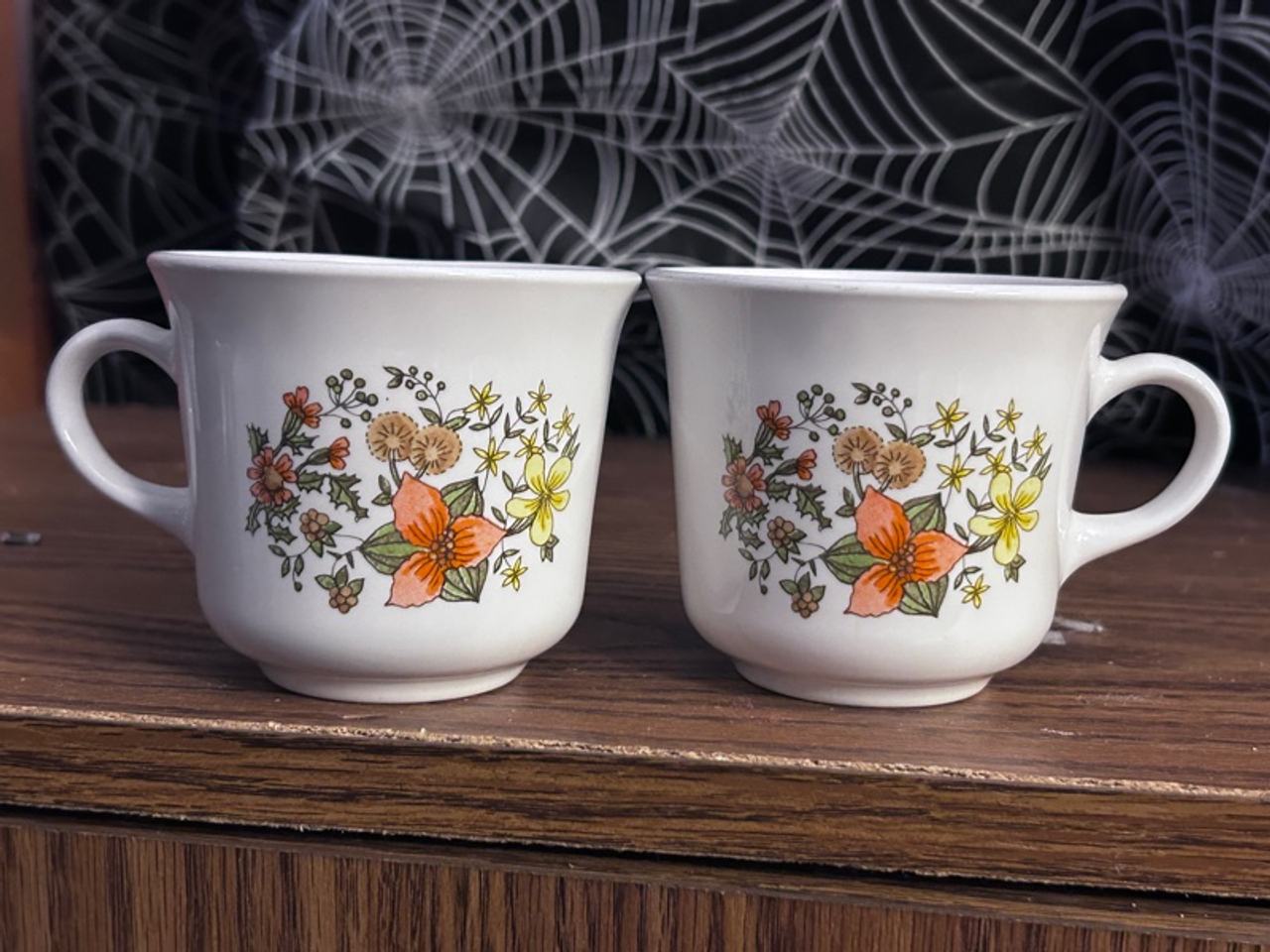 Corelle Indian Summer Coffee Mug Set - Vintage 2 pc
