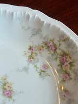 Haviland Limoges Pink Floral Soup Bowls - Image 5