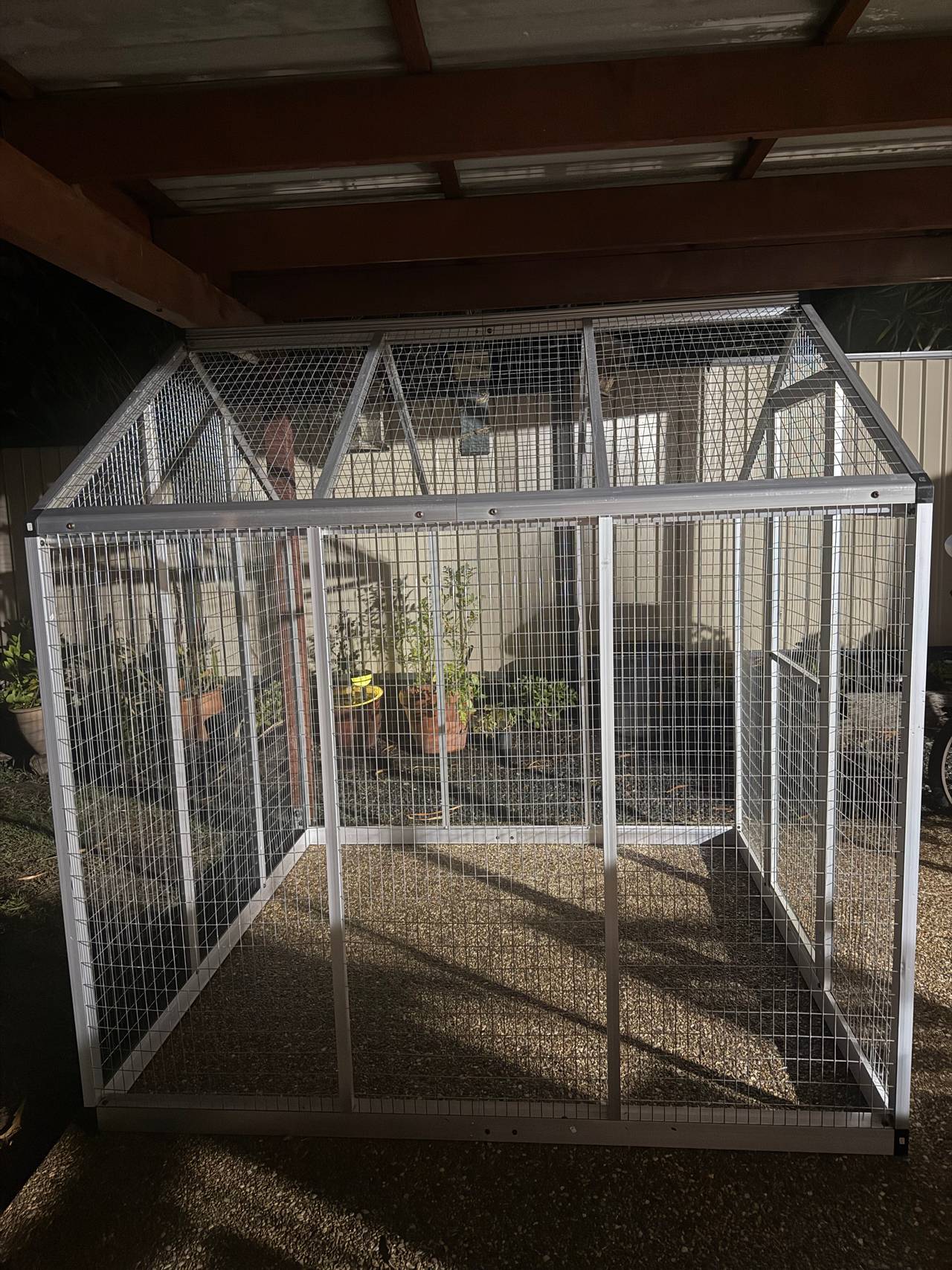 Walk-in Aluminum Bird Aviary Cage