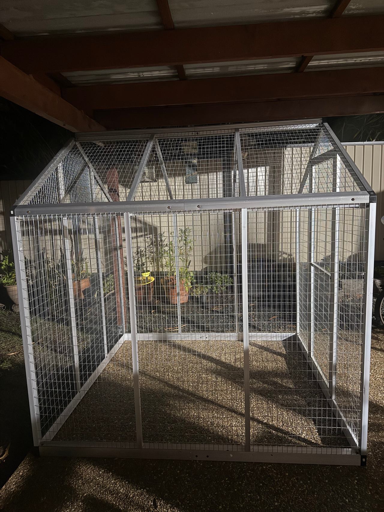 Walk-in Aluminum Bird Aviary Cage
