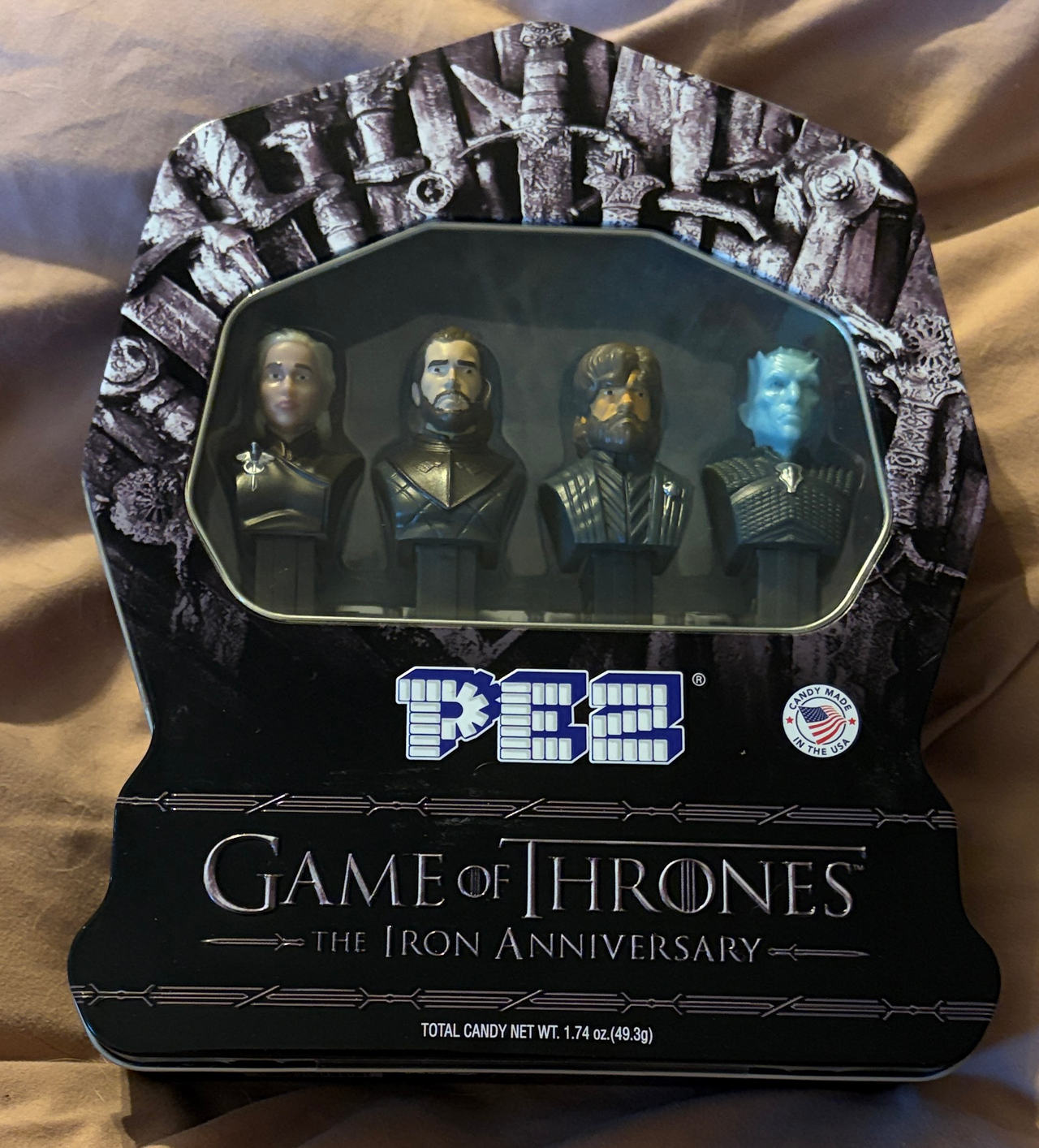 PEZ Game of Thrones The Iron Anniversary Collector Tin