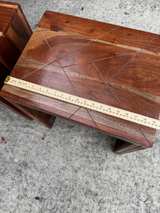 Quality Wood Side Tables - Selling as a Pair - Image 3