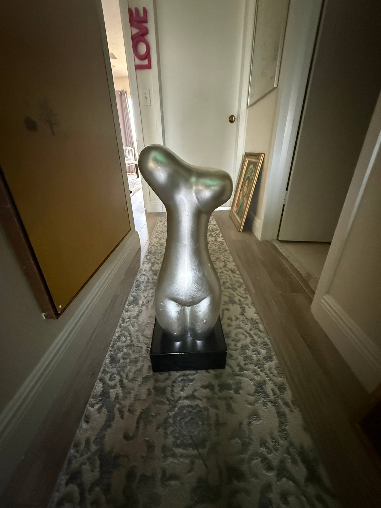 Abstract Female Torso Sculpture