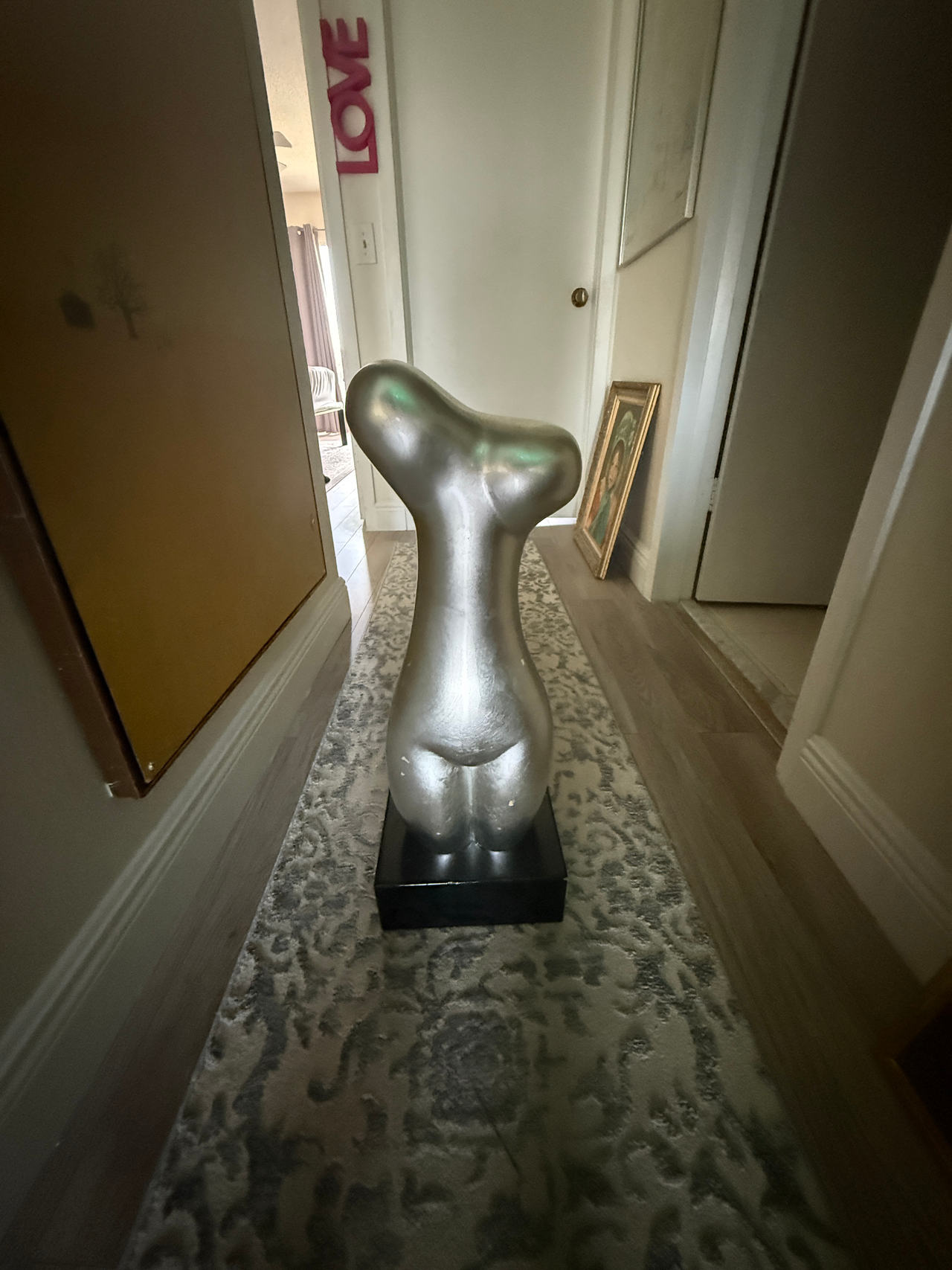 Abstract Female Torso Sculpture