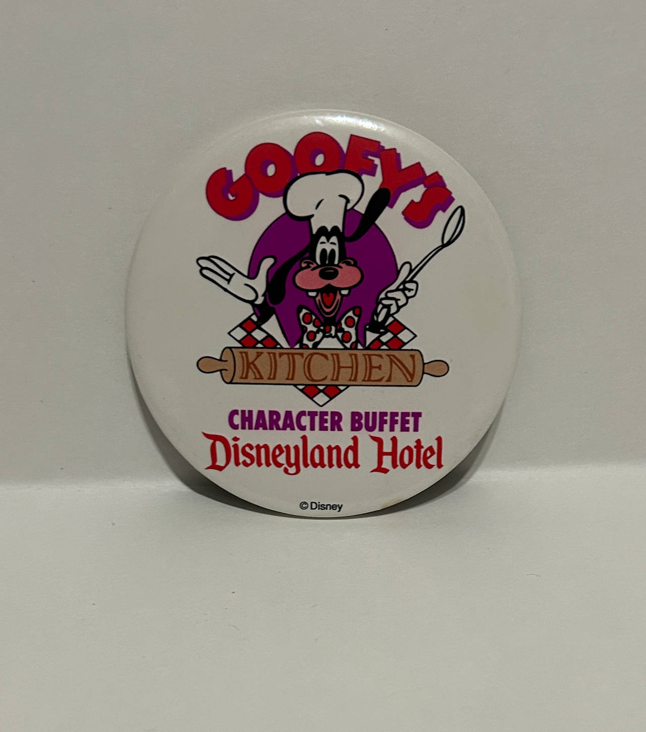Goofy's Kitchen Disneyland Hotel Character Buffet Button