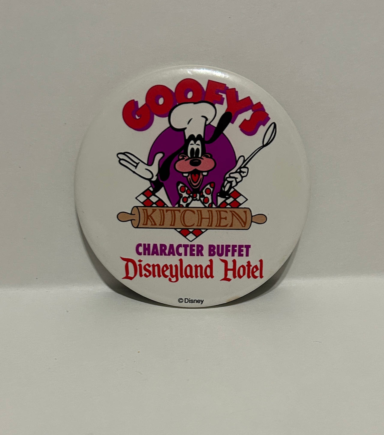 Goofy's Kitchen Disneyland Hotel Character Buffet Button