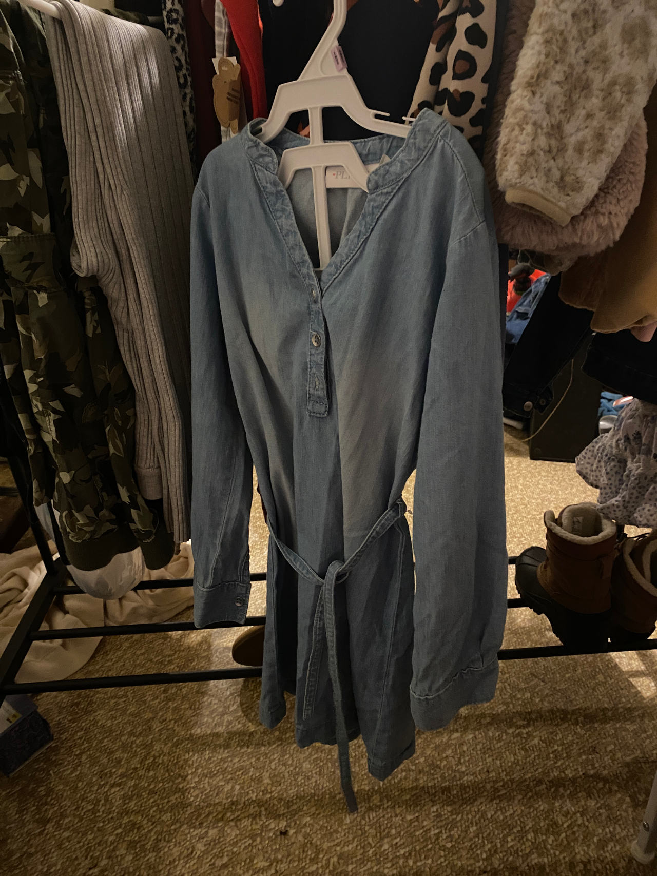 Denim Shirt Dress