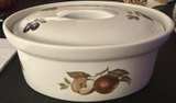 BIA Cordon Bleu Catherine Fruit Pattern Oval Casserole 9 3/8" - Image 1