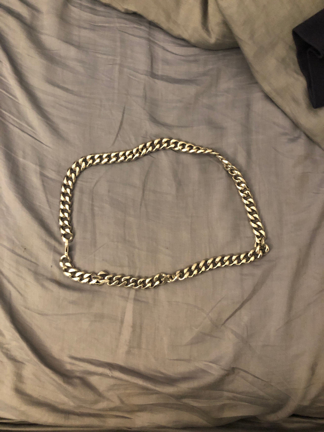 Silver chain not used 