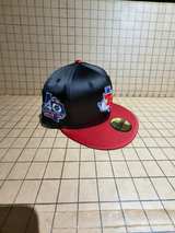 New Era Texas Rangers 59Fifty Black Fitted Hat 40th anniversary size 7 3/4 - Image 1