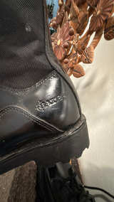 Bates Men's 8" DuraShocks Lace-to-Toe Side Zip Boot Black - Image 2