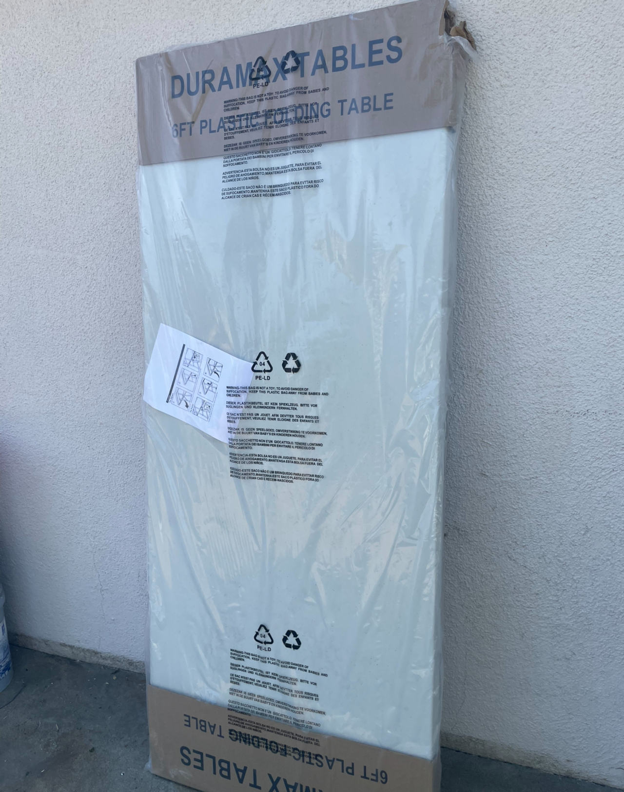 Duramax 6ft Plastic Folding Table (more than one)
